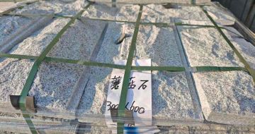 鹤岗芝麻白蘑菇石，自然面