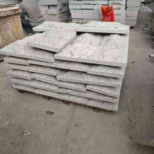 鹤岗芝麻白蘑菇石，自然面