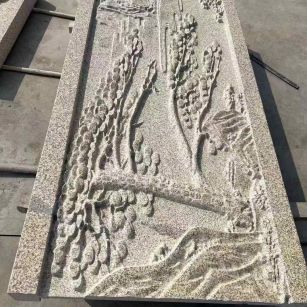 鹤岗黄金麻别墅雕刻版 别墅私人定制