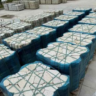 鹤岗黄金麻冰裂纹 碎拼