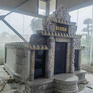 鹤岗套墓 墓碑 围坟石 异形定制