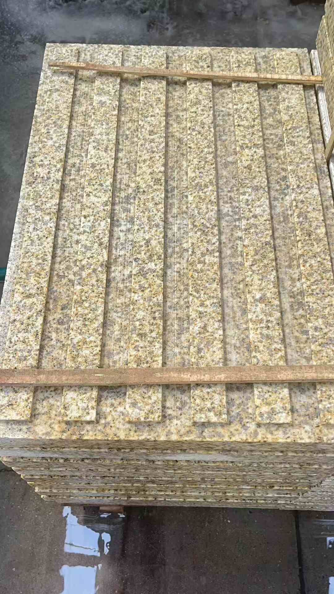 鹤岗黄金麻盲道 石材盲道