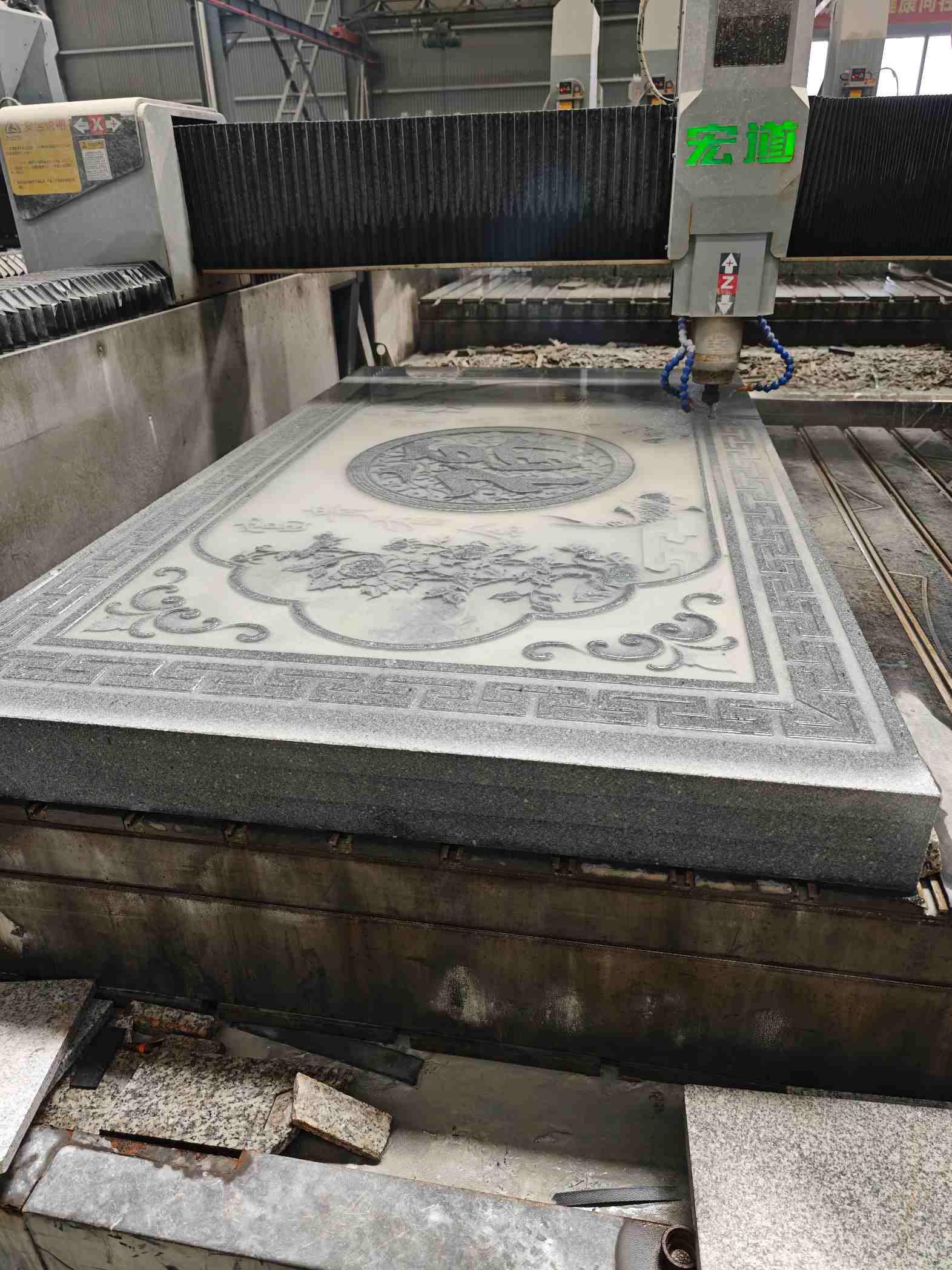 鹤岗芝麻灰雕刻版异形雕刻异形定制